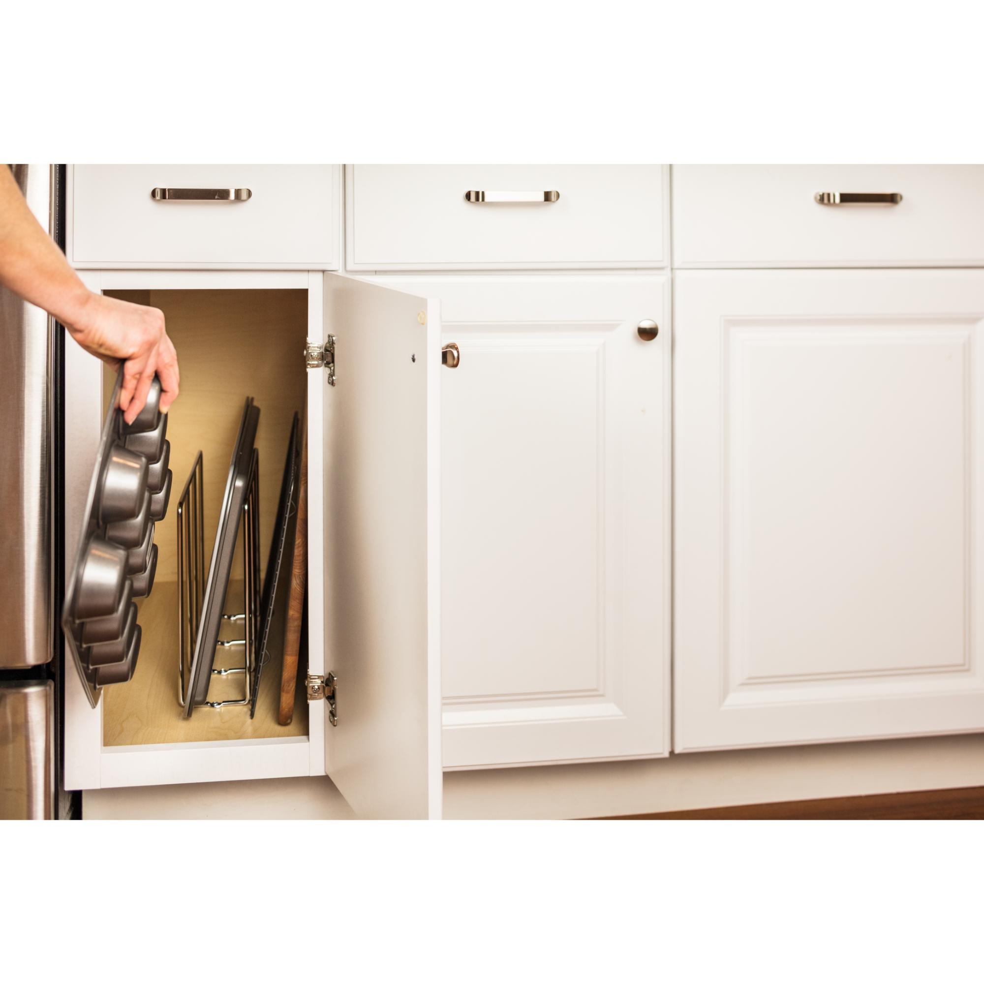 Polished Chrome U-Shaped Tray Divider | KitchBath