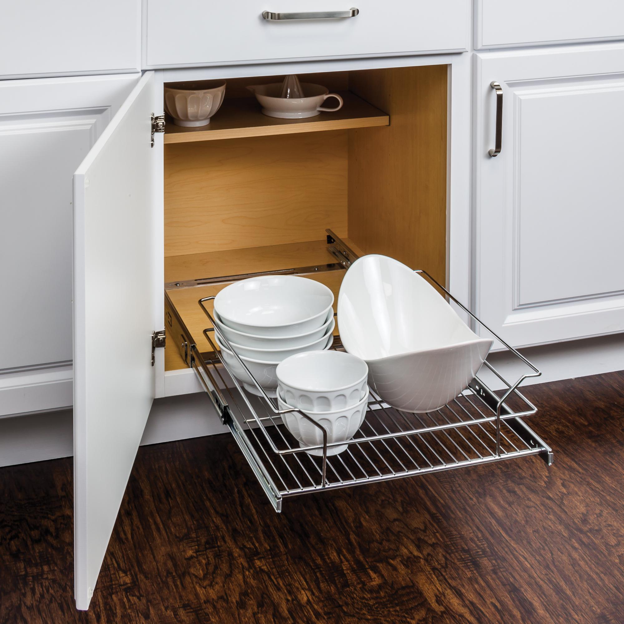 18" Metal Pullout Basket | KitchBath