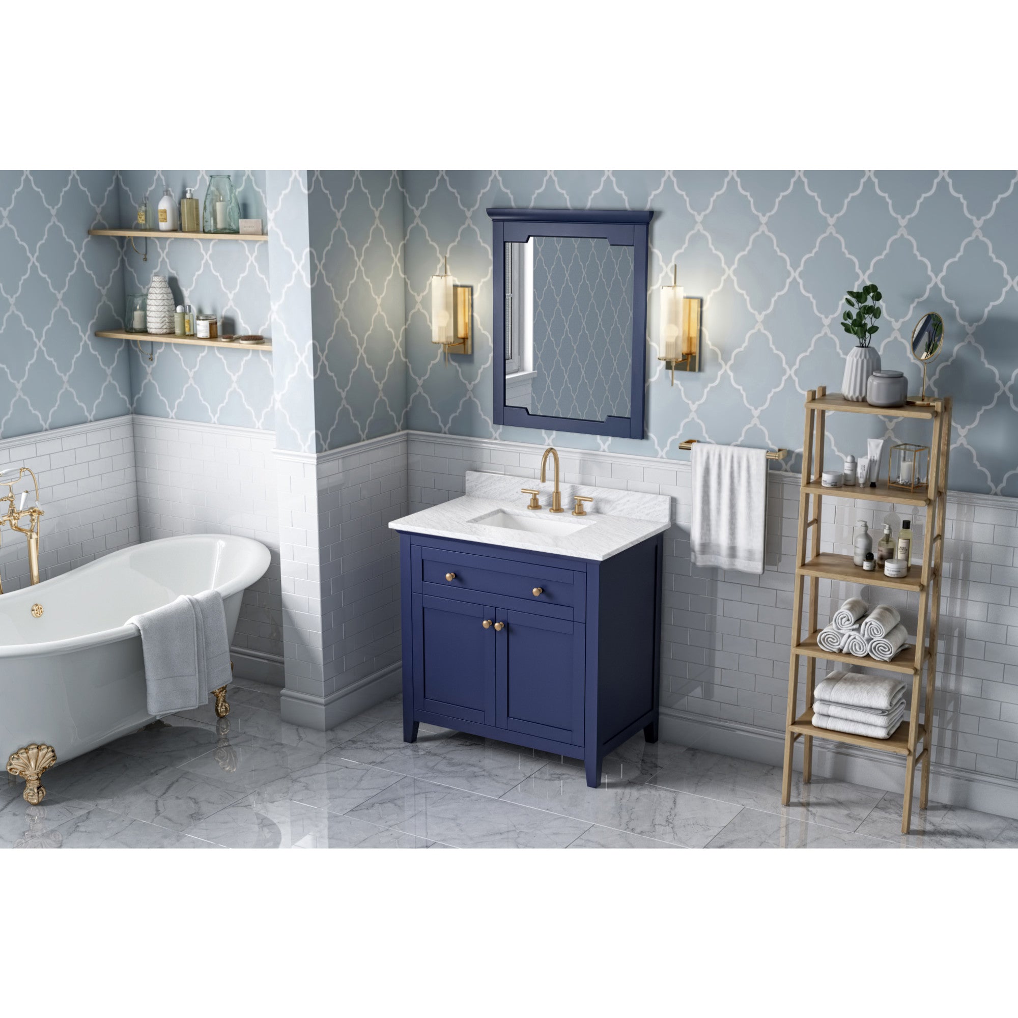36" Hale Blue Chatham Vanity | KitchBath