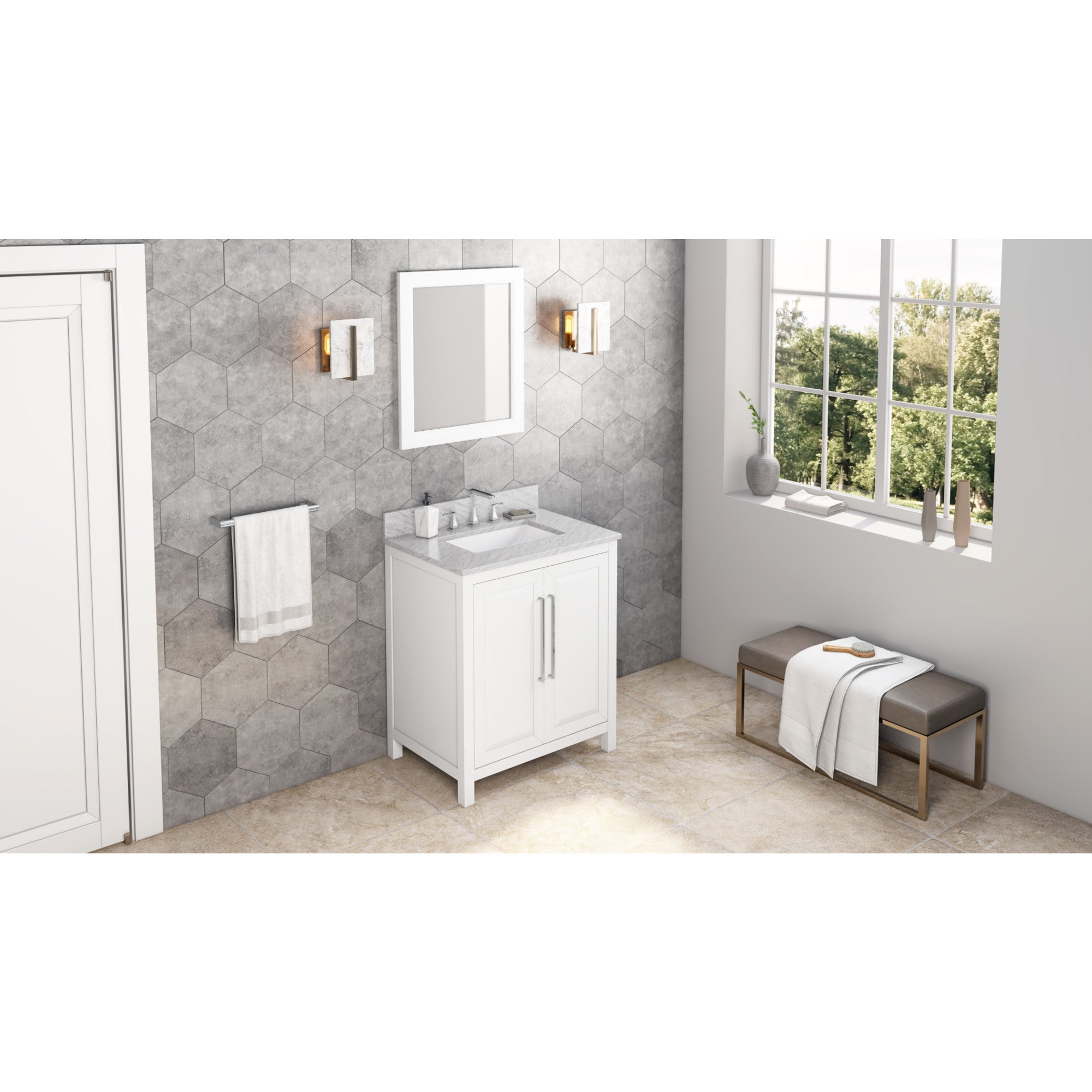 30" Grey Cade Vanity | KitchBath
